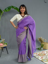 Aster Zari Saree