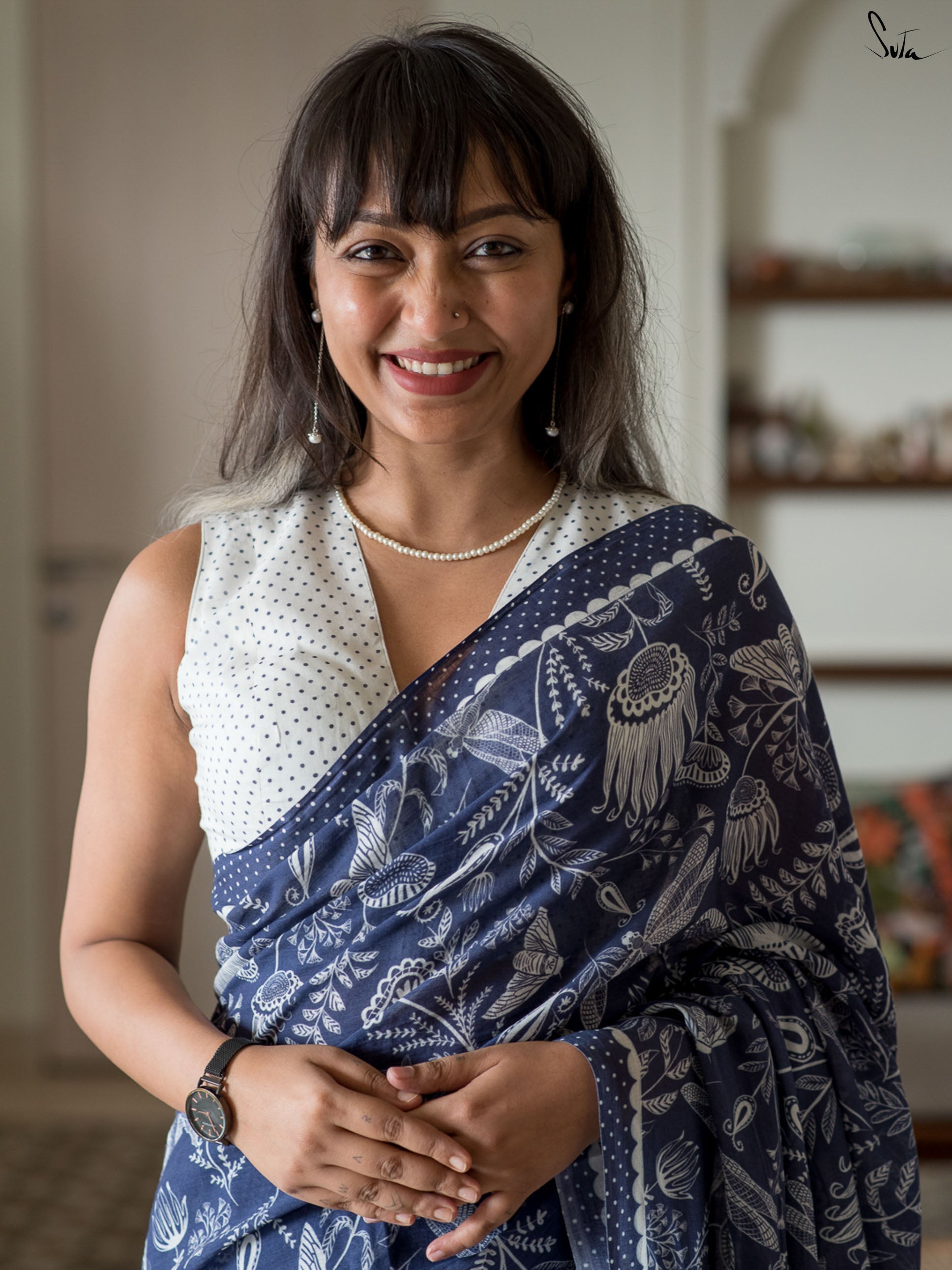 Moonlit World Saree