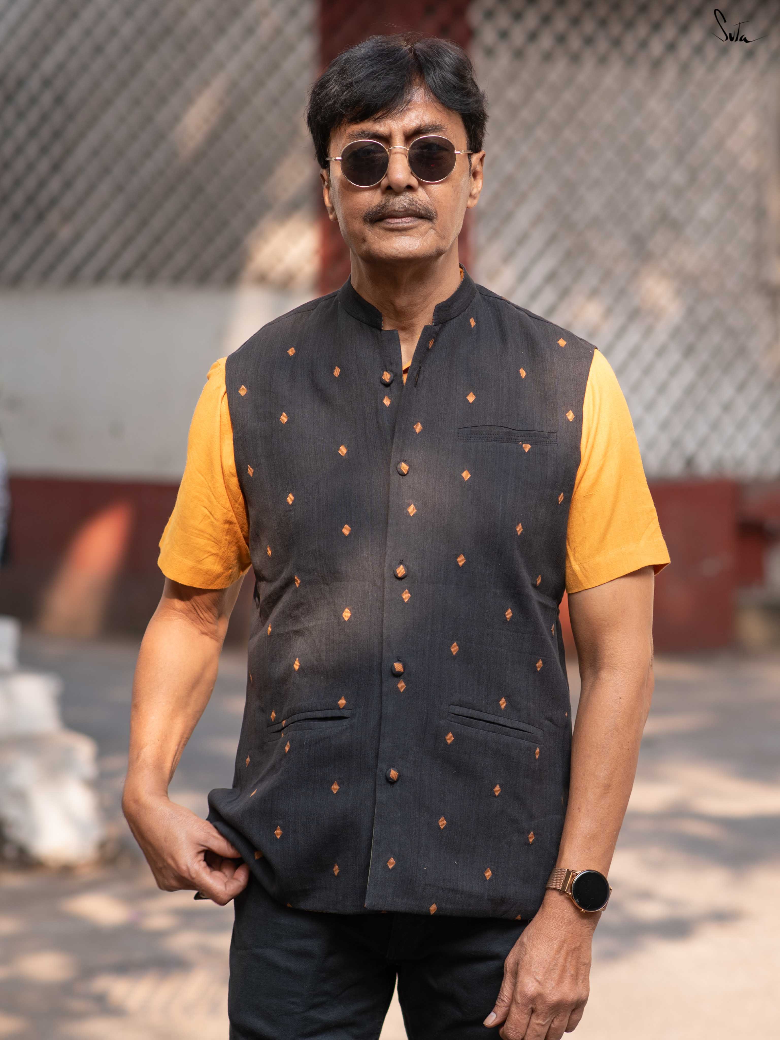 Do Scene (Reversible Nehru Jacket)