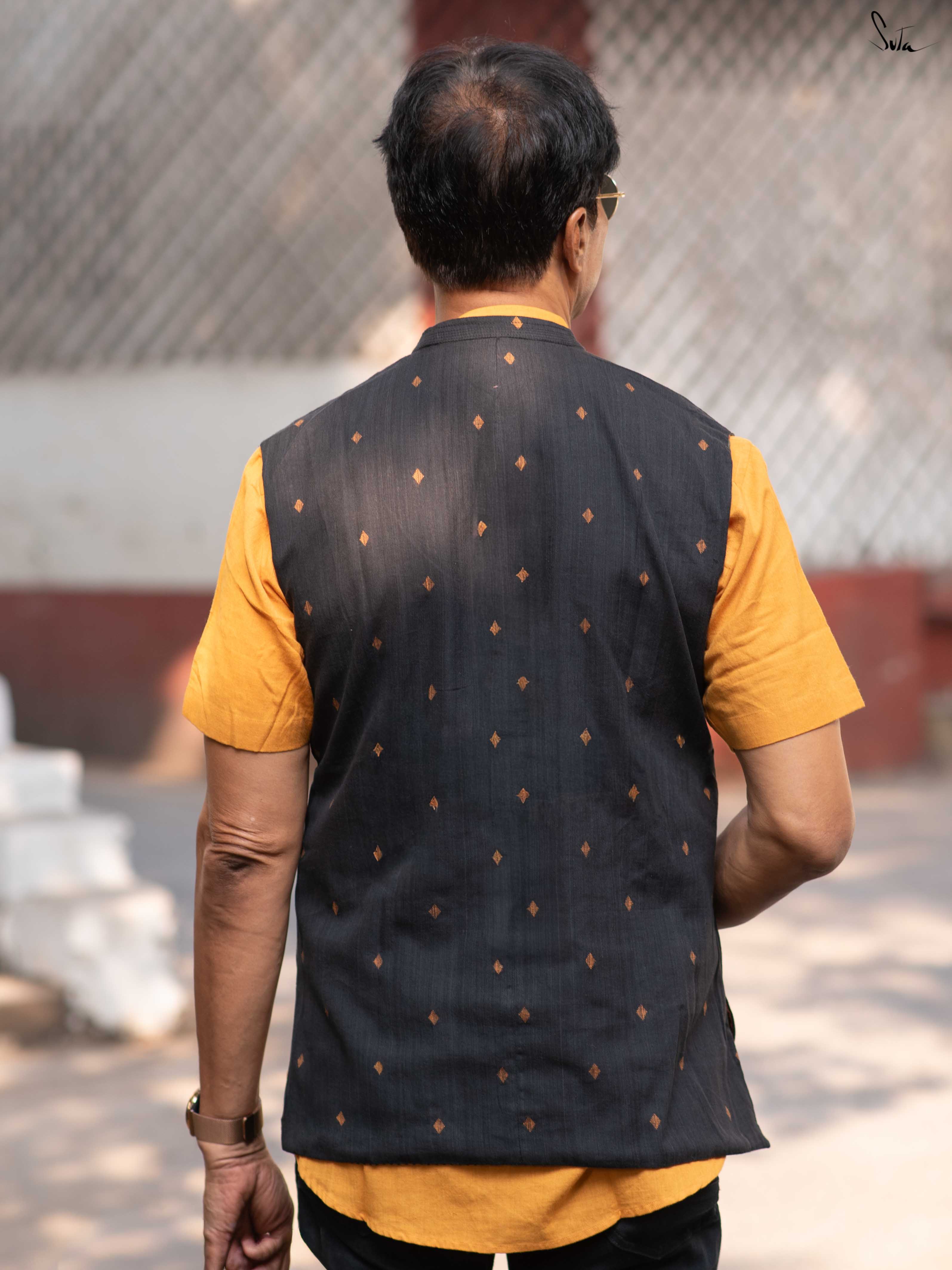 Do Scene (Reversible Nehru Jacket)