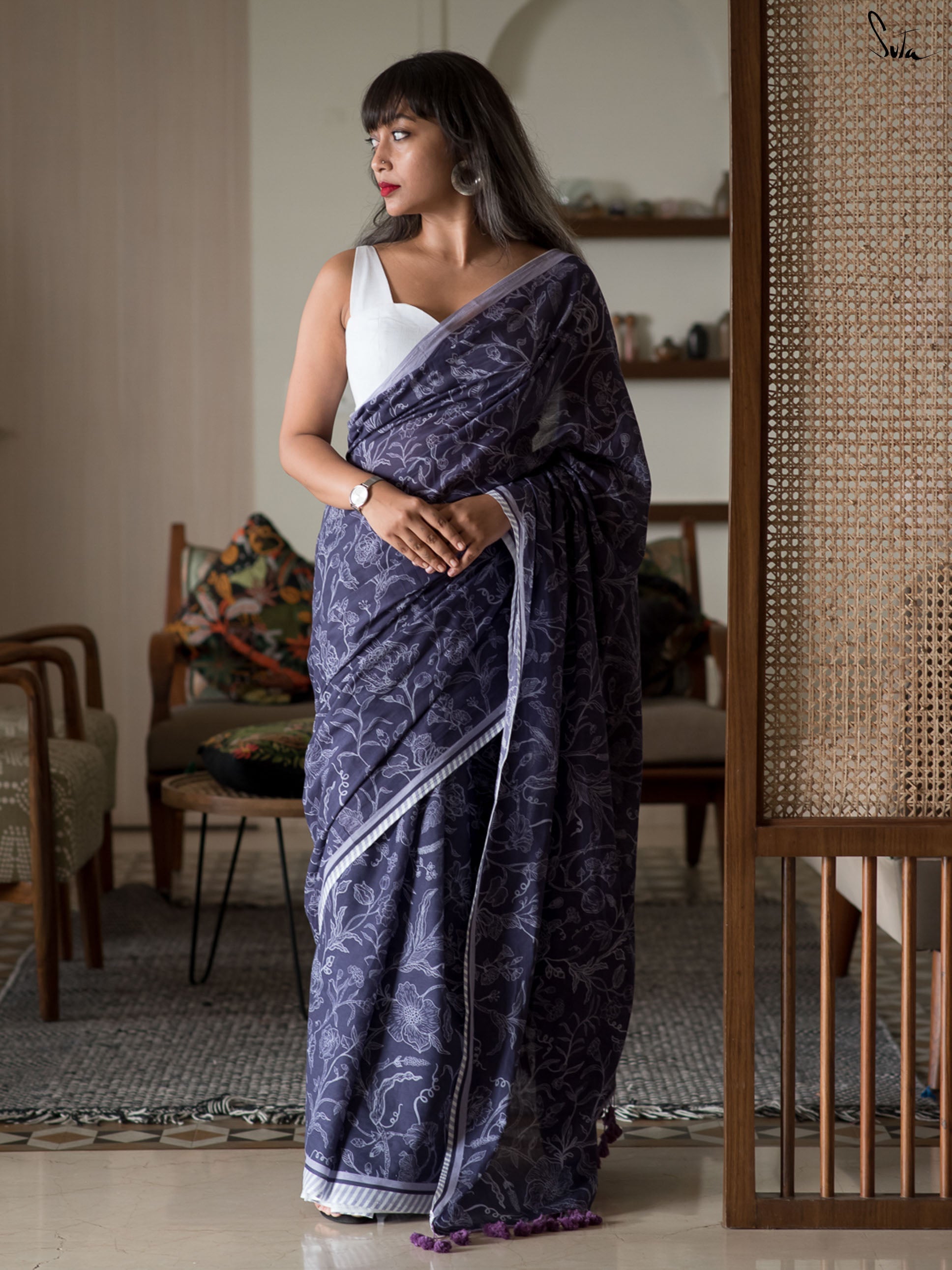 A Tale of Violet Saree