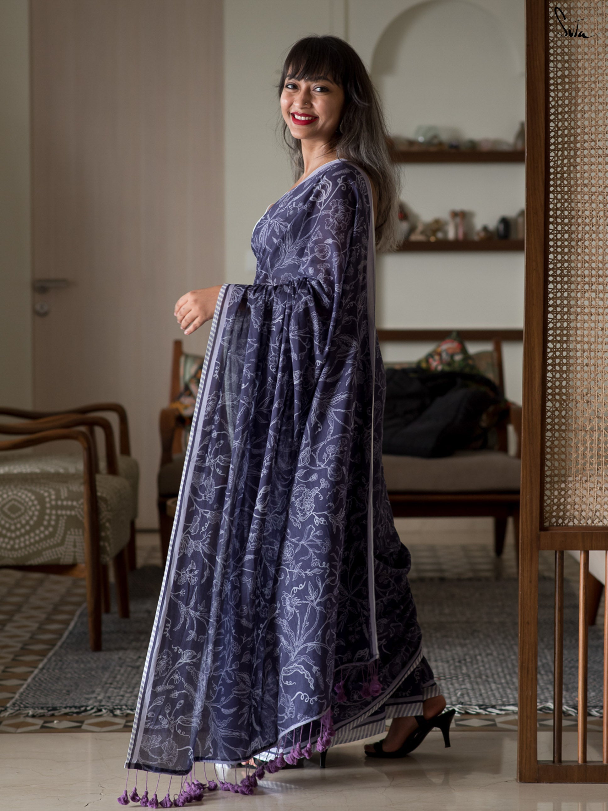 A Tale of Violet Saree