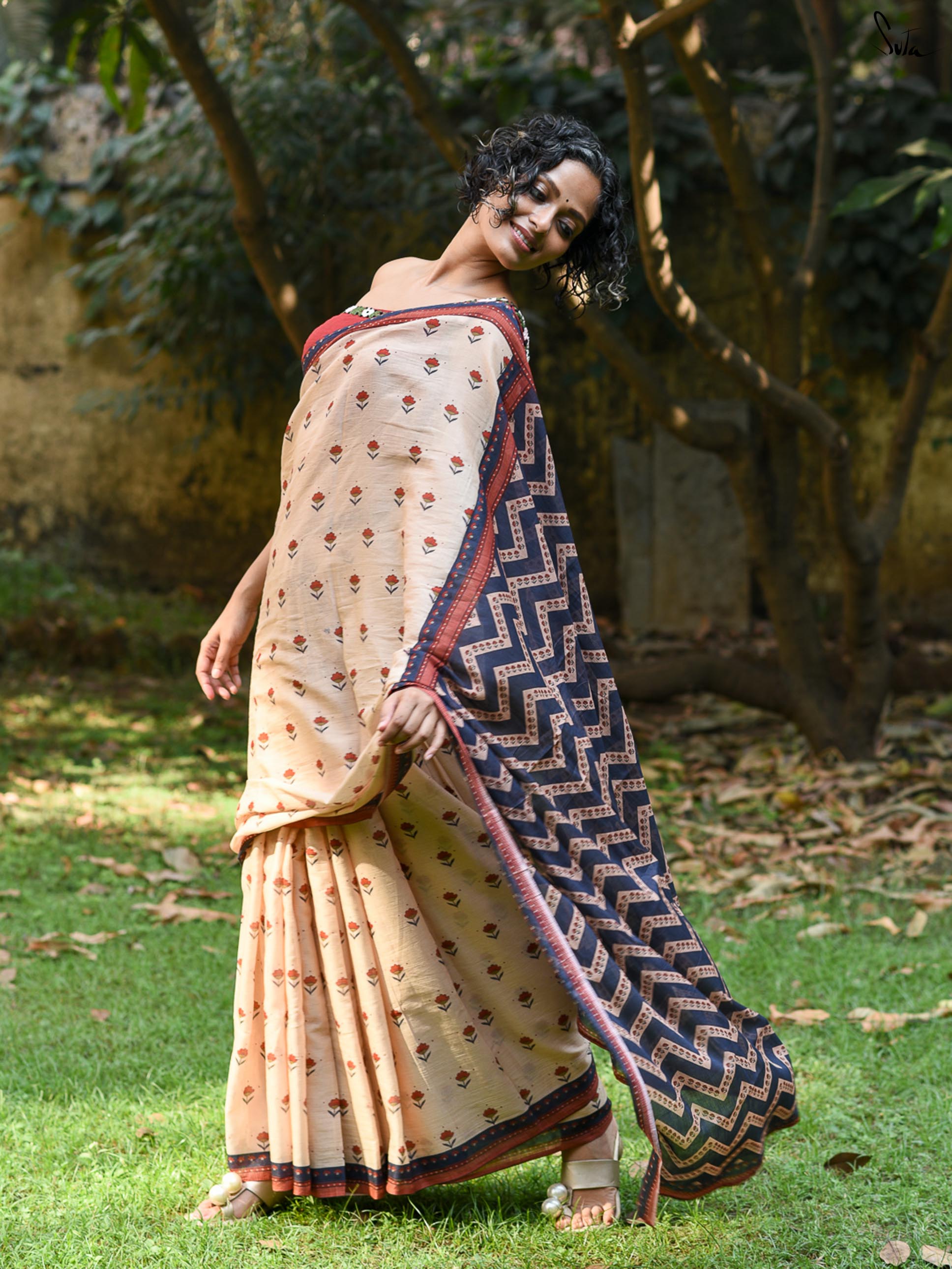 Dewy Butterscotch Saree