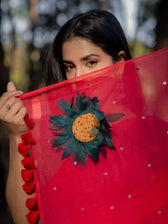 Dipped In Fuchia Sunflower