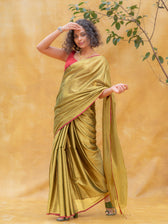Hari Zafri Zari - Green-Gold Zari Saree