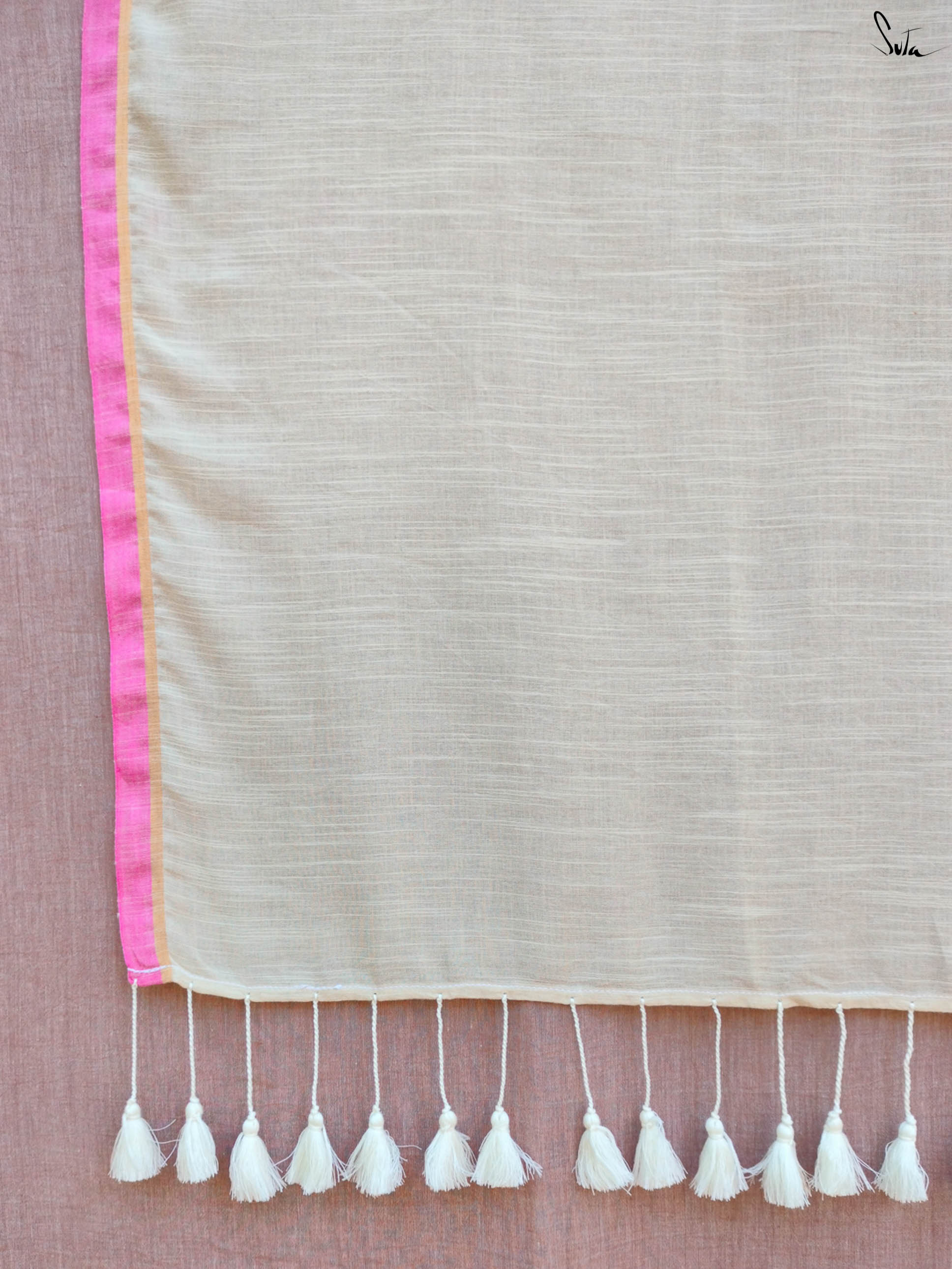 Ivory Pearl Saree