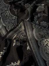 Kajri Black Banarasi Saree