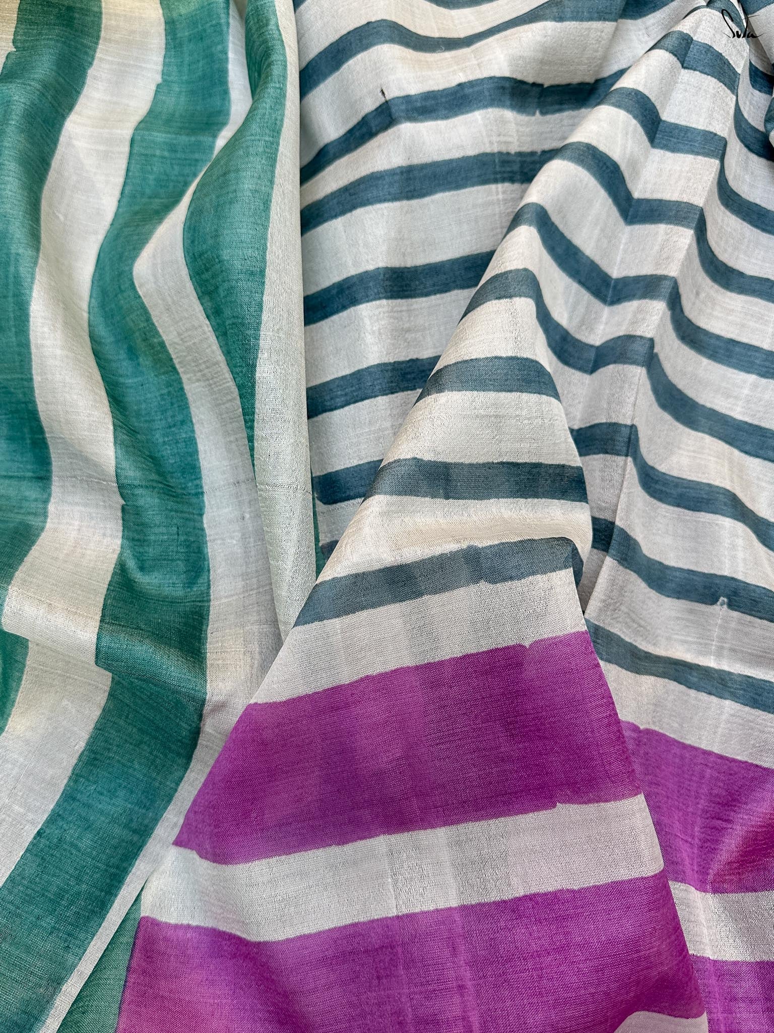 NeelaShree (Pure Silk Hand Painted Saree)