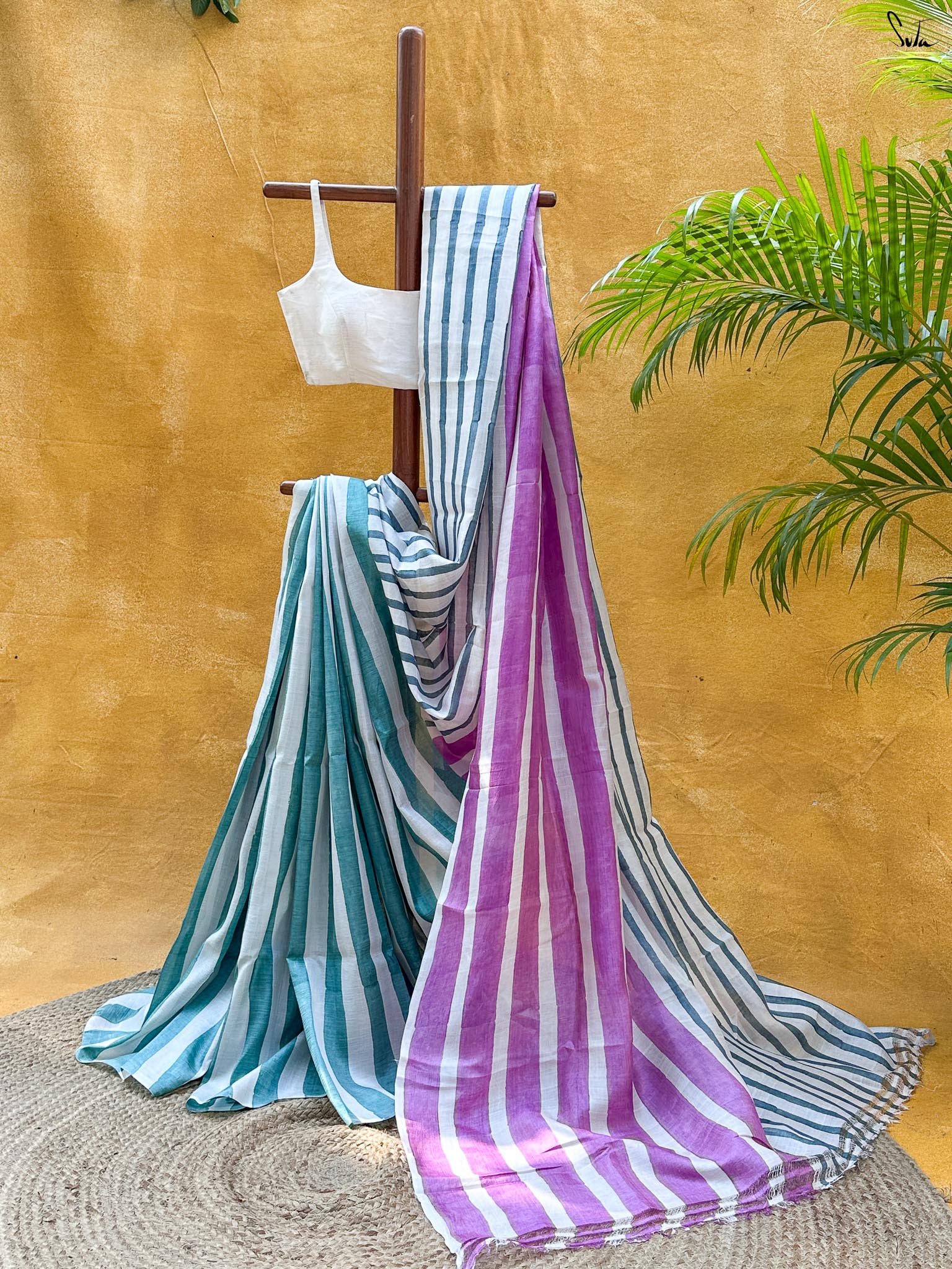 NeelaShree (Pure Silk Hand Painted Saree)