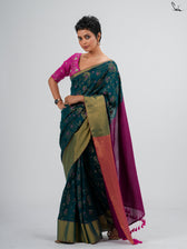 Nila Alpana Saree