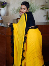 Pleats or ruffles on cinnamon