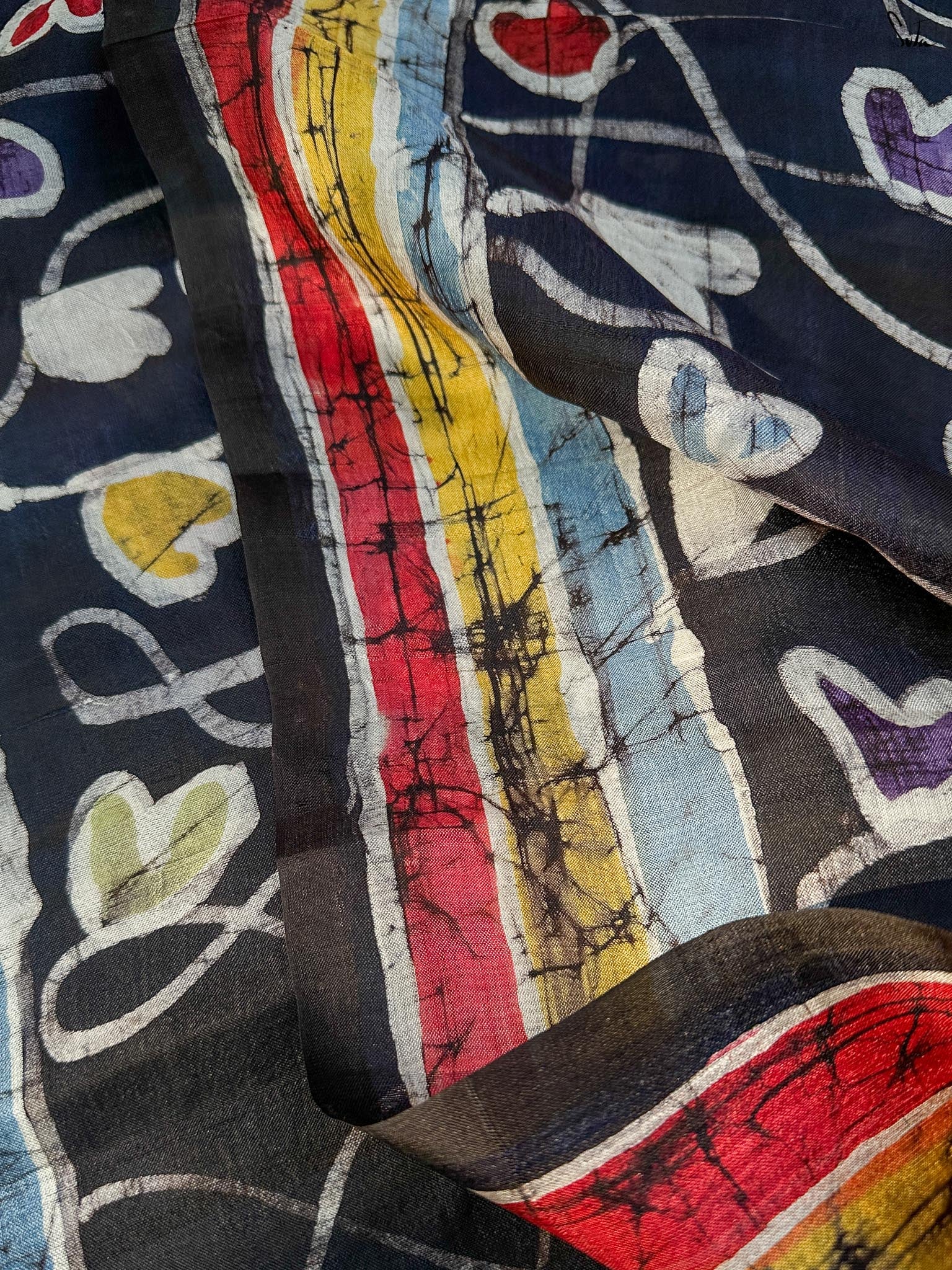 Rang Jyoti (Pure Silk Hand Batik Saree)