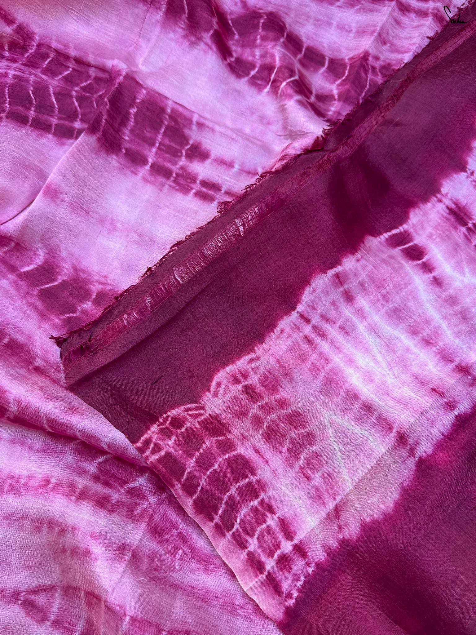 Rang Sangam (Pure Silk Hand Shibori Saree)