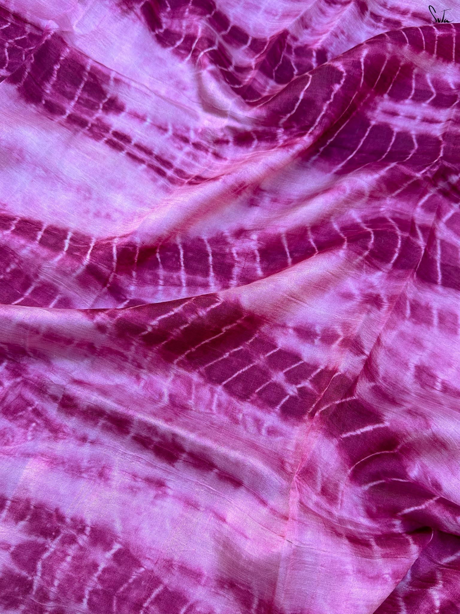 Rang Sangam (Pure Silk Hand Shibori Saree)