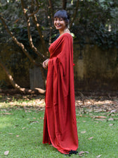 Roaring In Red Saree