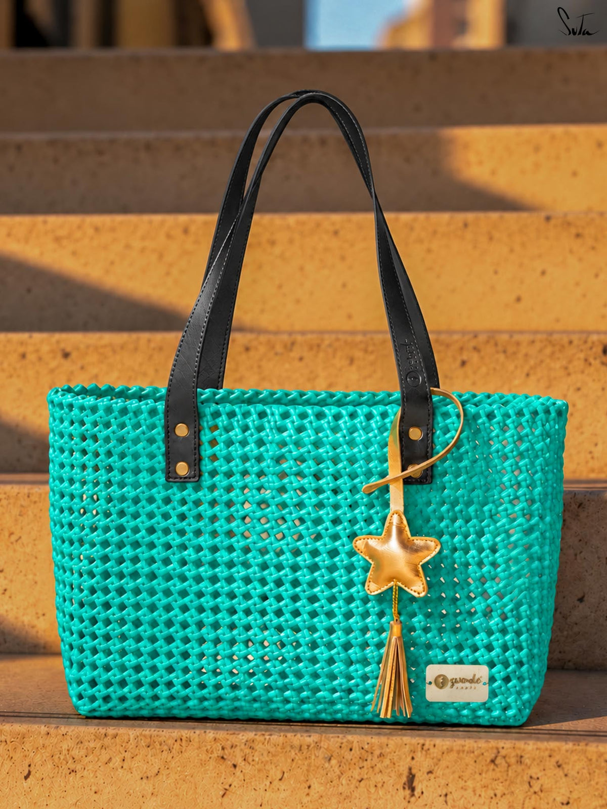 Solid Green Tote
