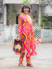 Suta Multicolour Cotton Kurta Set
