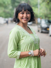 Suta Green Cotton Kurta Set