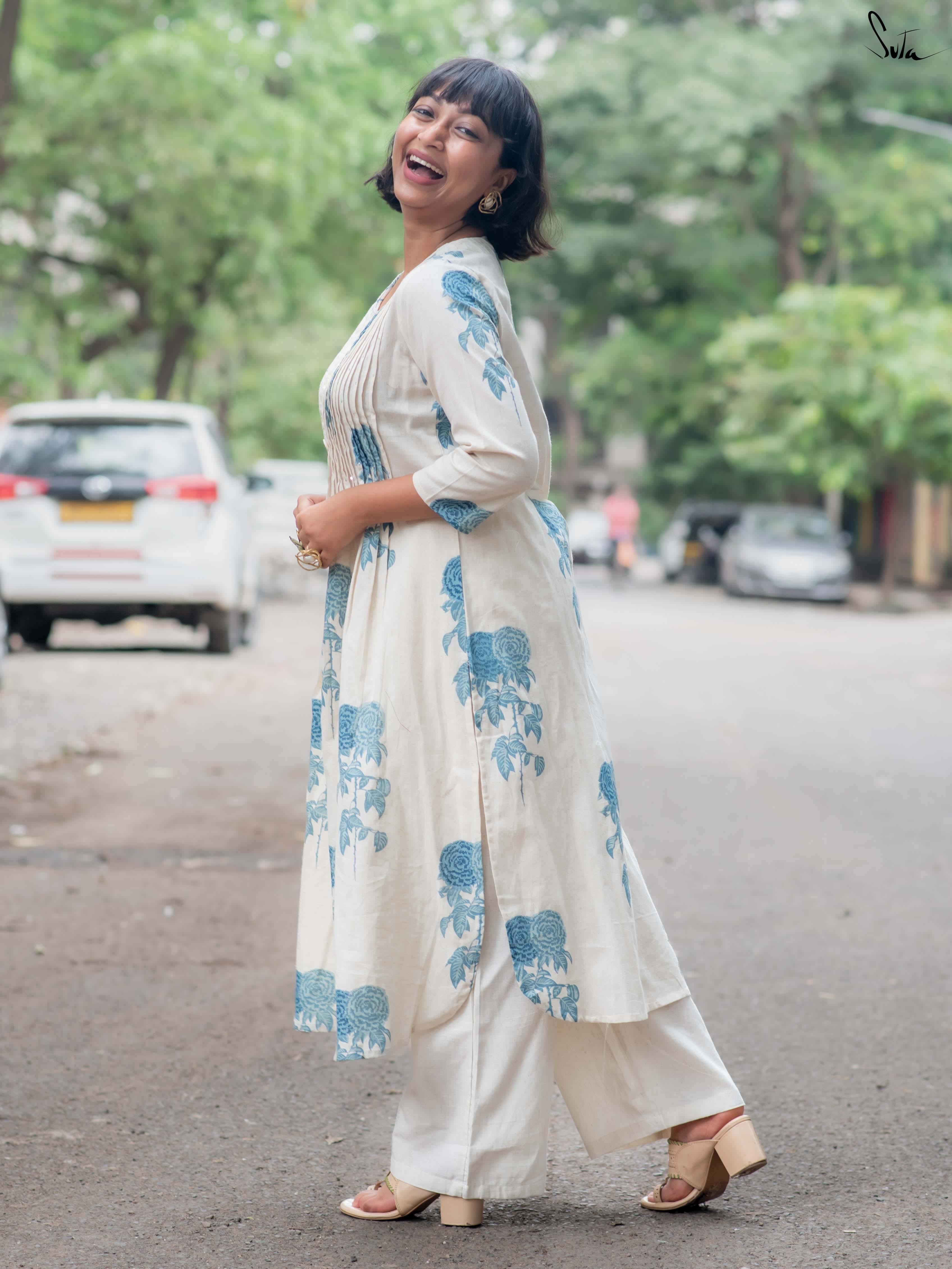 Suta White Cotton Kurta Set