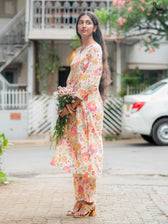 Suta Multicolour Cotton Kurta Set
