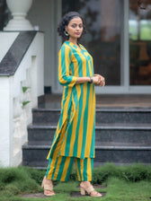 Suta Multicolour Cotton Kurta Set