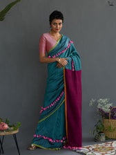 Suta Colourblocked Saree