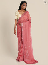 Magnetic Pink Saree