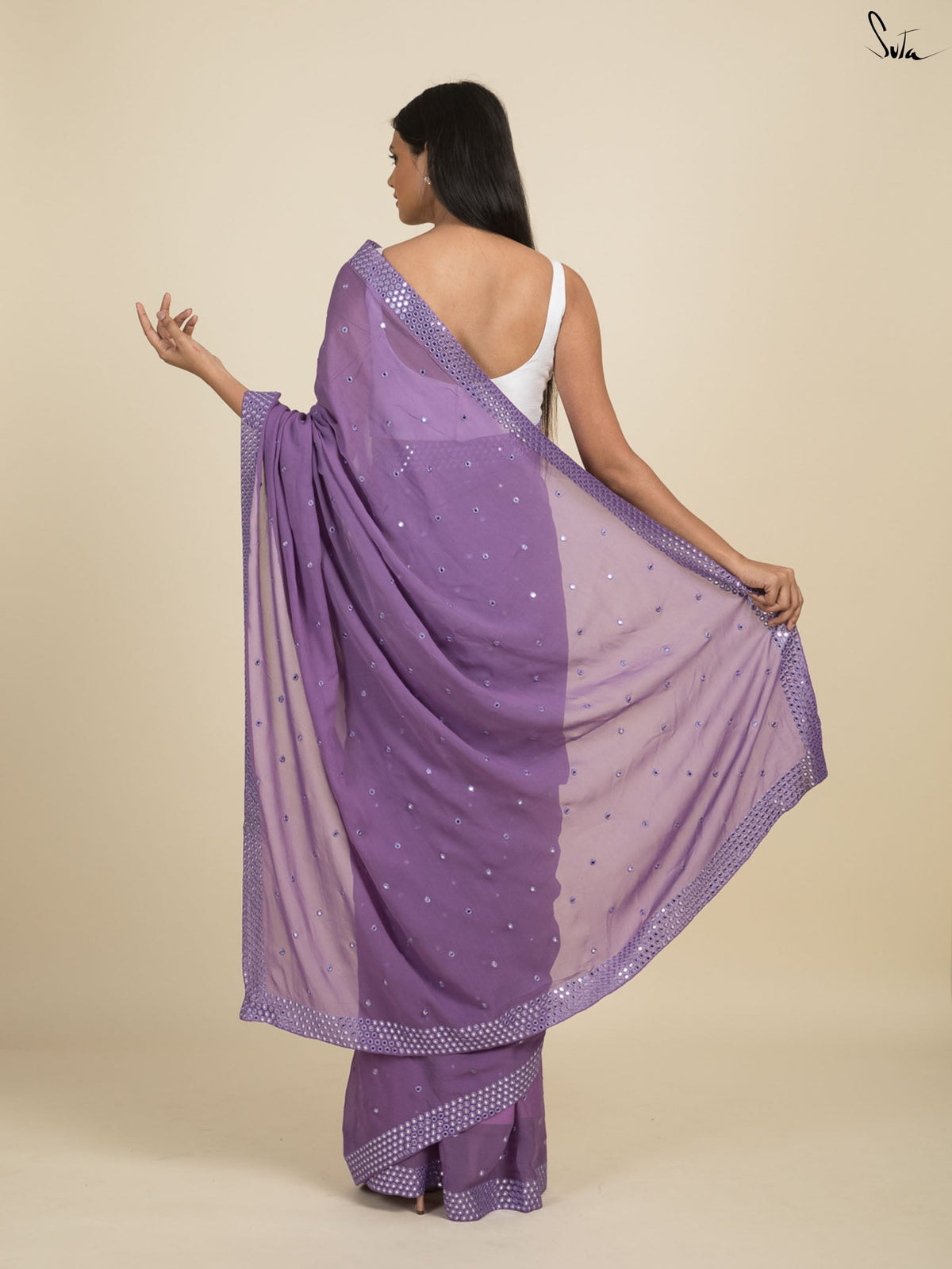 Lavish Lavendar Saree