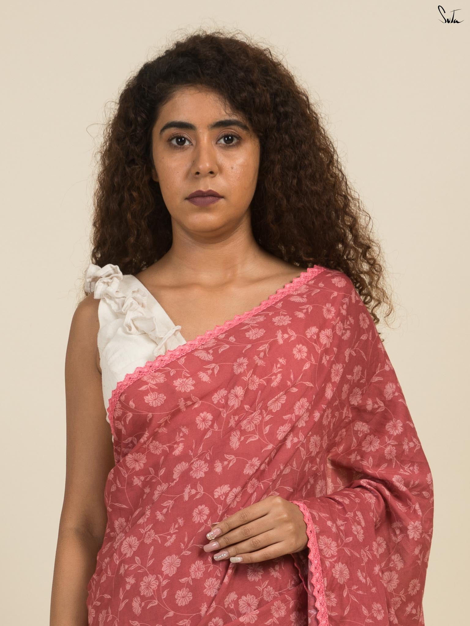 Farm Of Flowers Saree