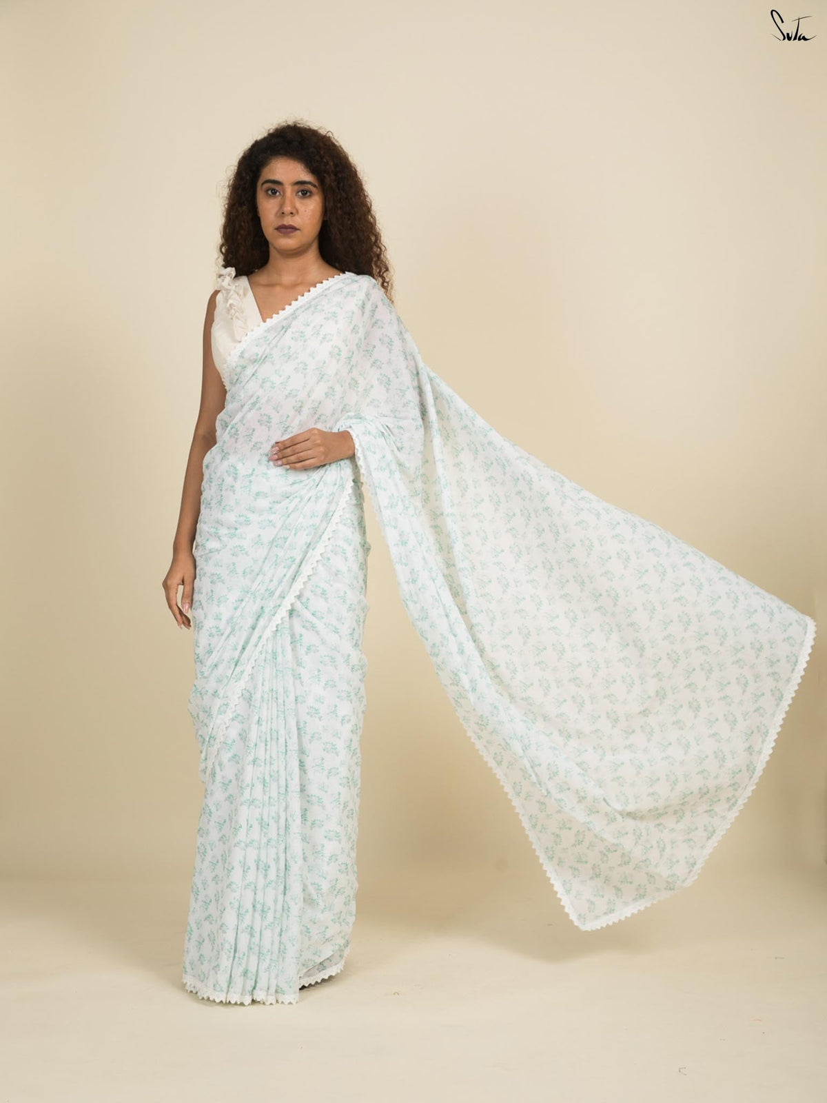 Life In Green Saree