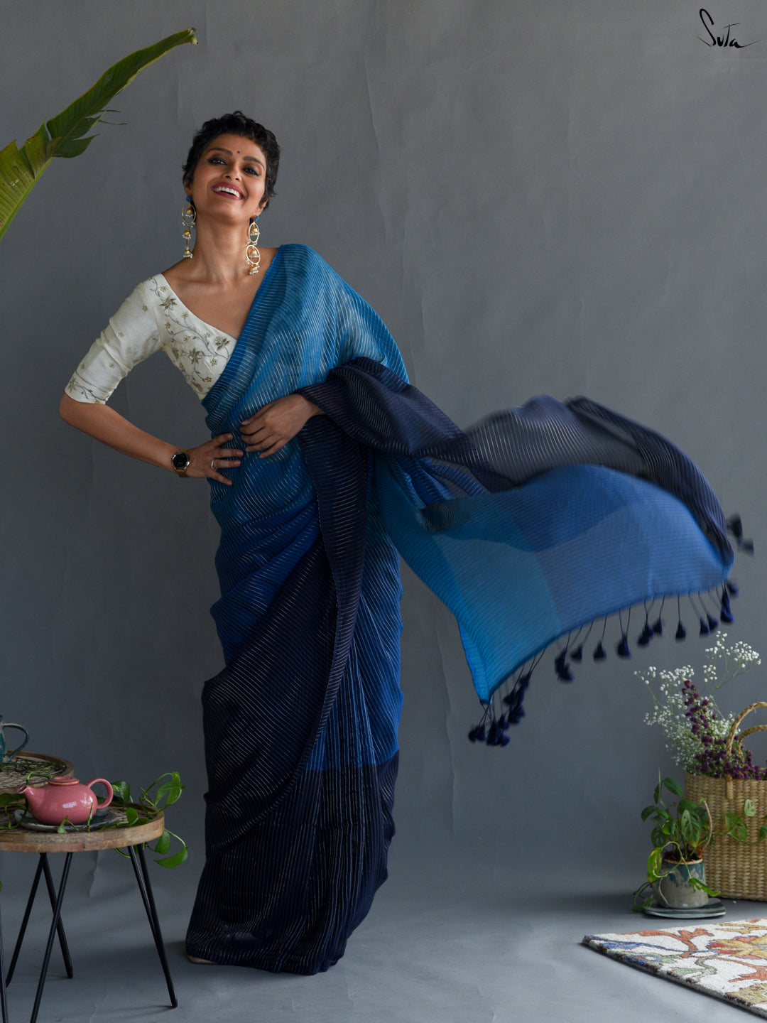 Glitzing Colours Saree