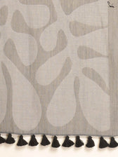 Suta Grey Floral Printed Saree