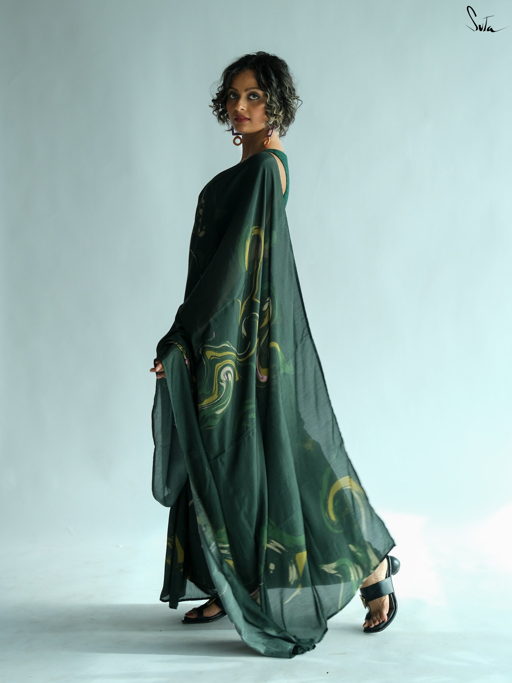 The Firefly Jungle Saree