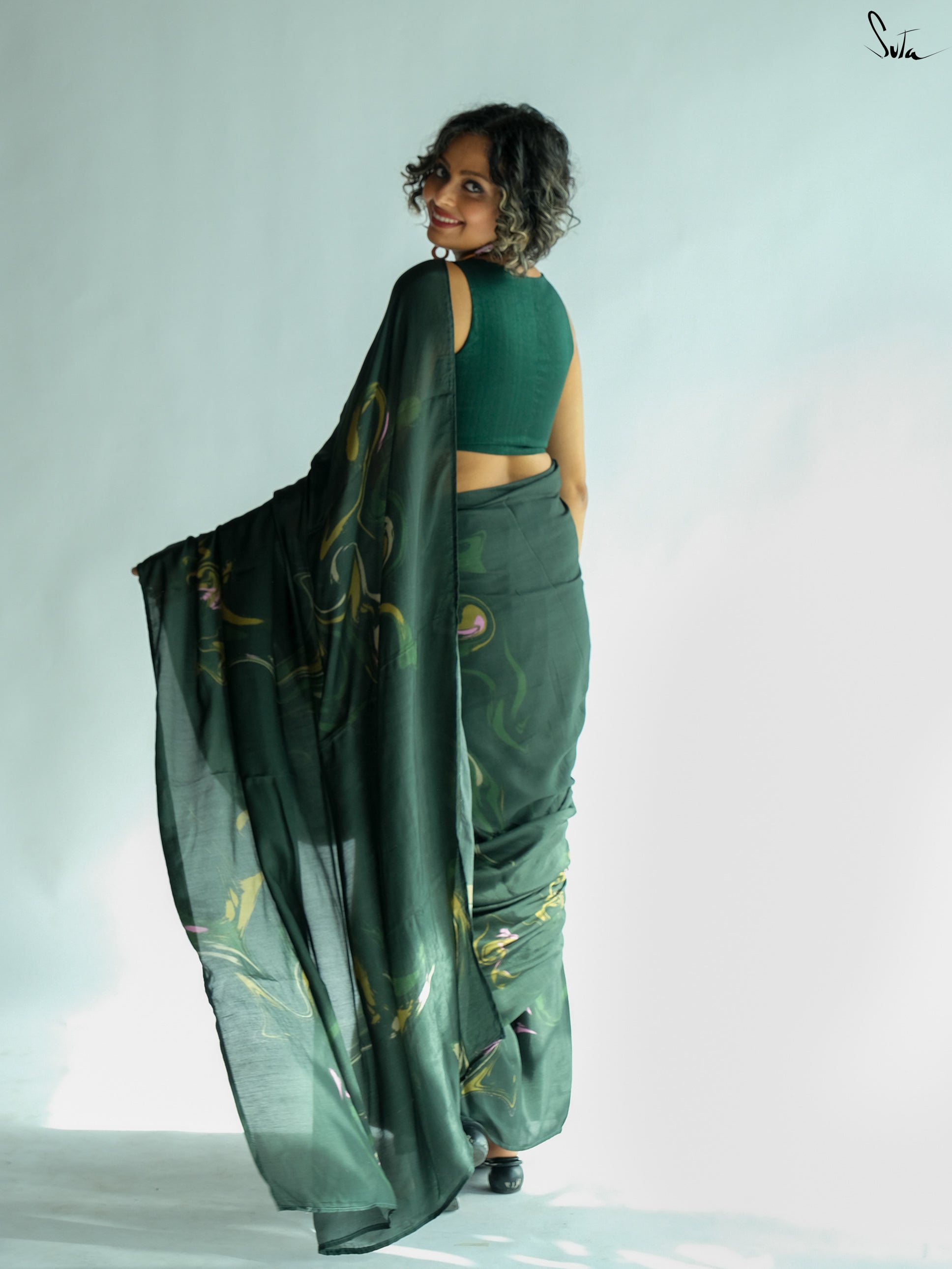 The Firefly Jungle Saree