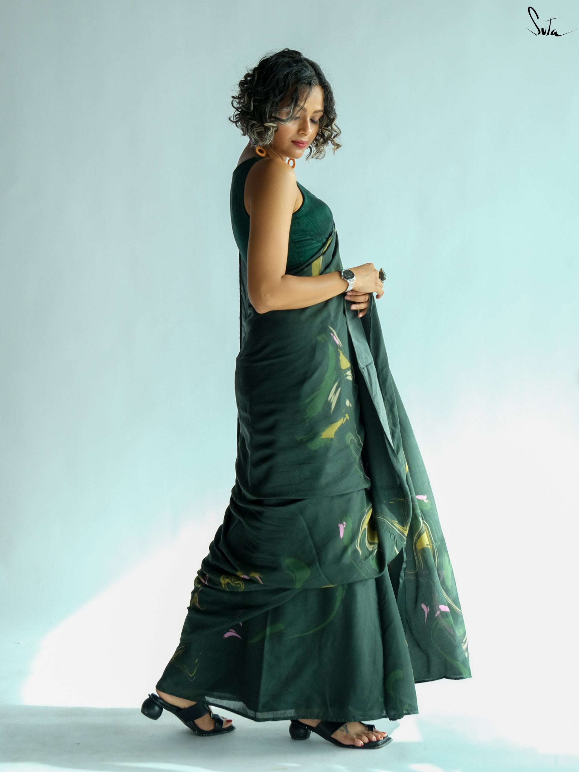 The Firefly Jungle Saree