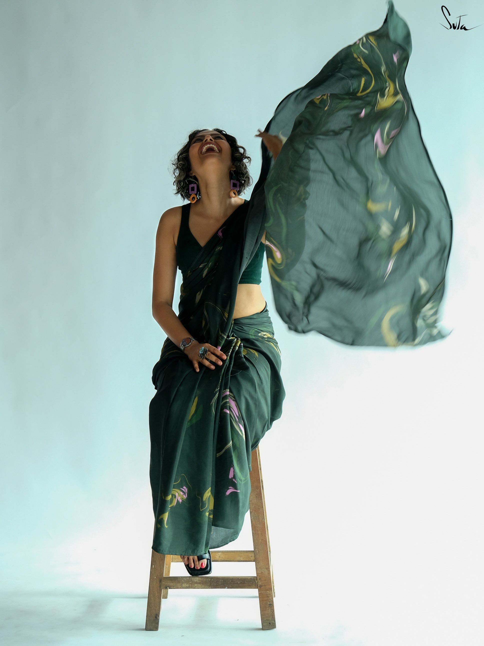 The Firefly Jungle Saree