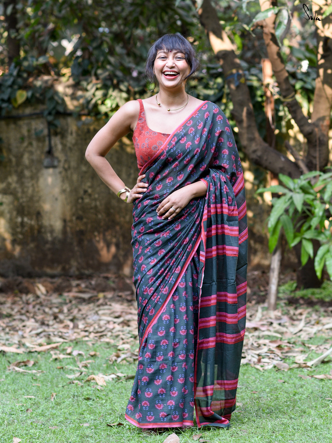 Shine In Seychelles Saree