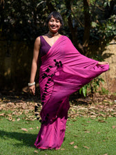 Twisting In Pink Saree
