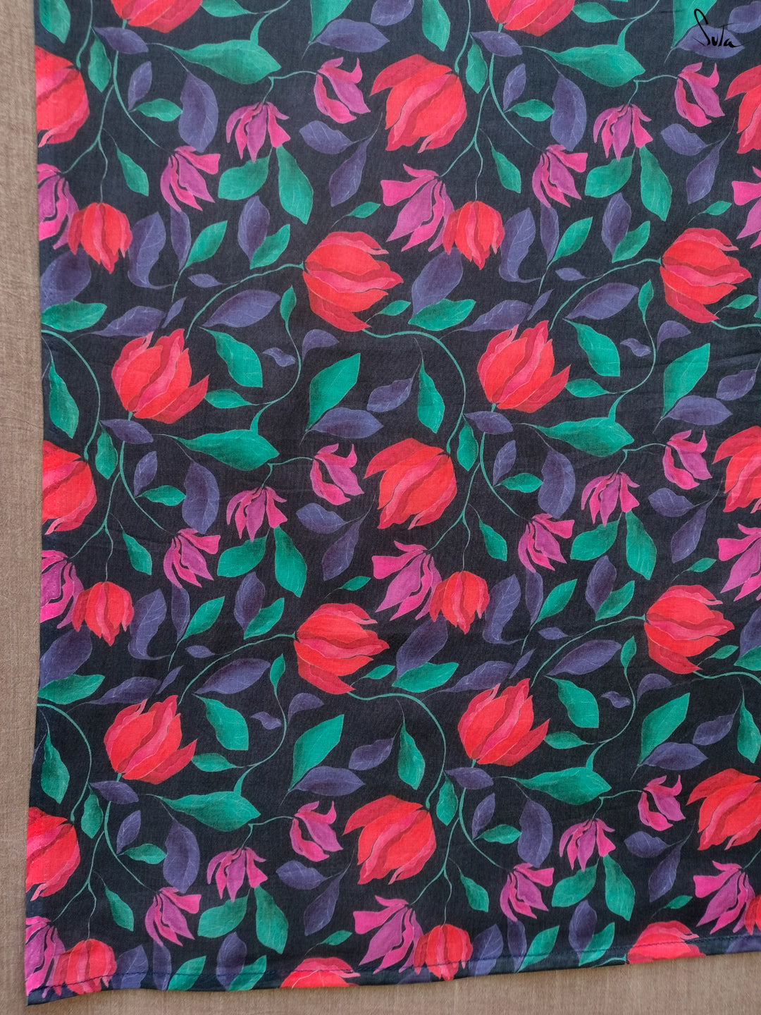 Valey Of Flowers Saree