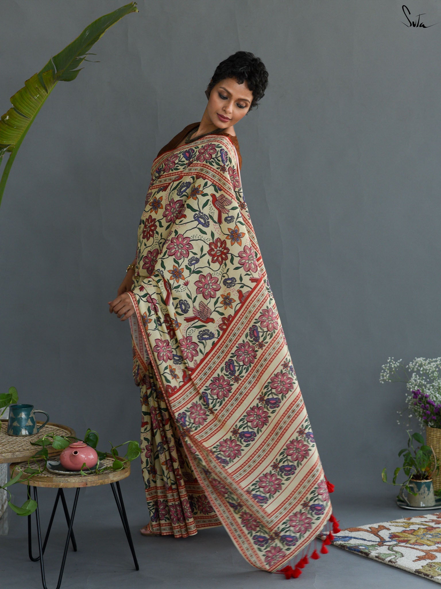 Blooming Flower Saree