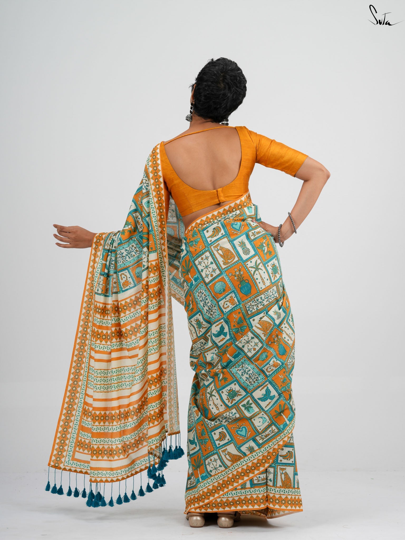 Motifational Saree