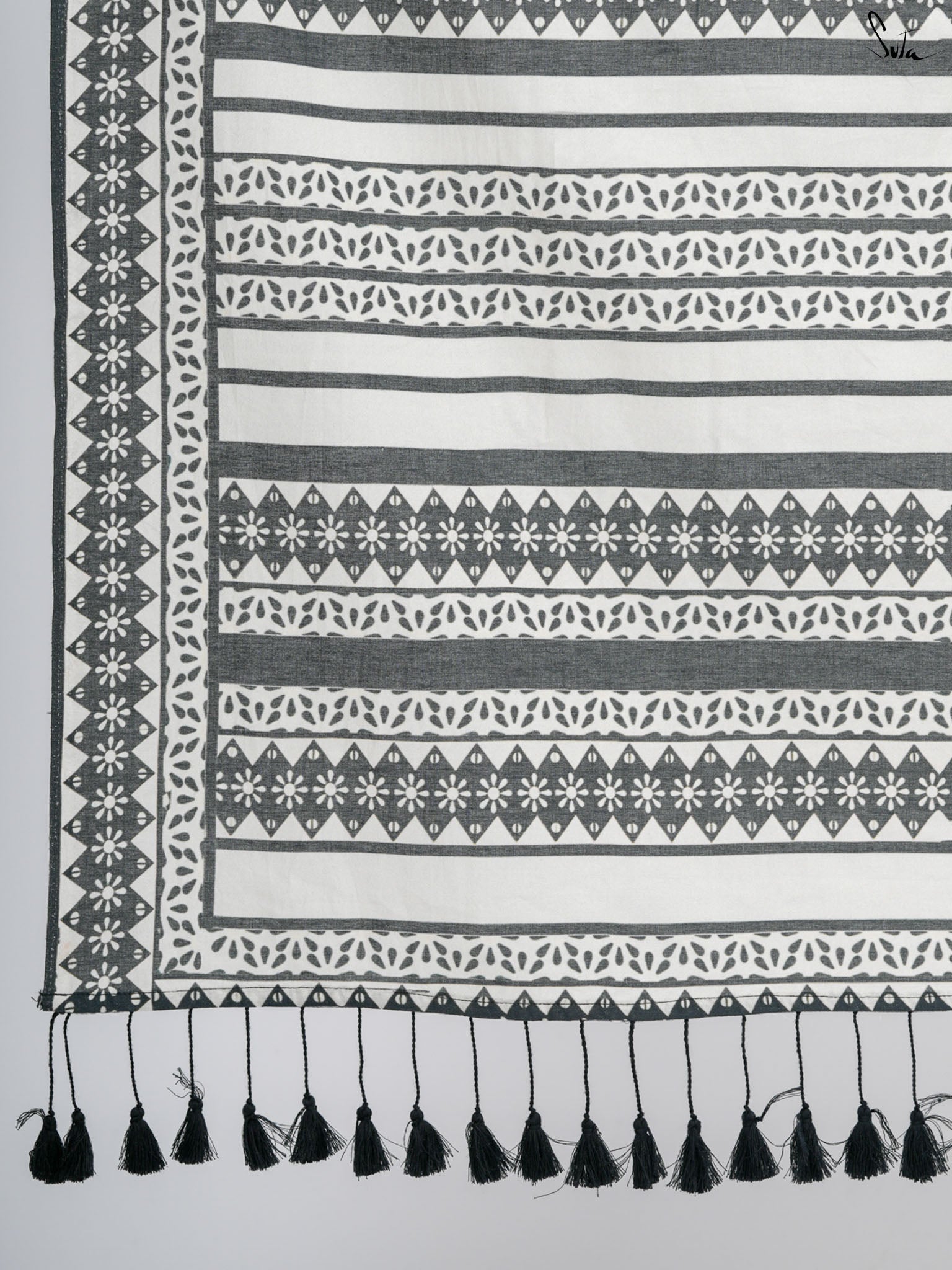 Quirky Motifs Saree