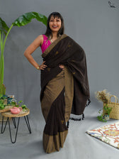 Mud Floral Saree