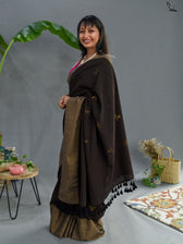 Mud Floral Saree