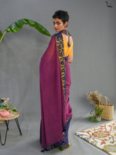 Ink Zari Saree