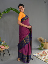 Ink Zari Saree