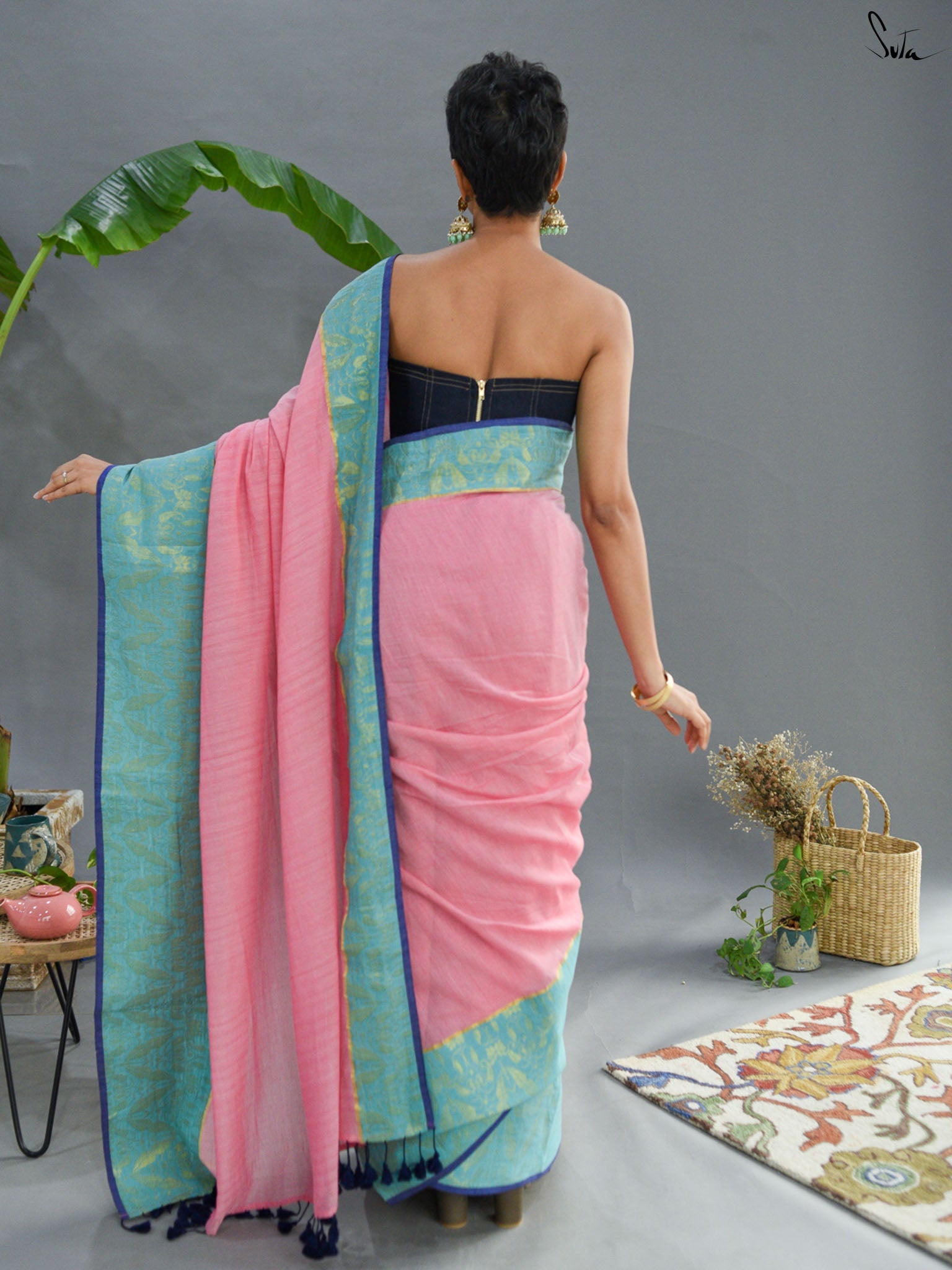 Misty Zari Saree