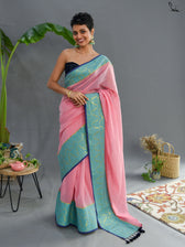 Misty Zari Saree