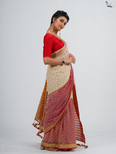 Pujo Polkies Saree