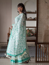 A Tale of Green Saree